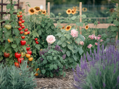 Faire cohabiter potager et fleurs pour un jardin aussi beau que productif