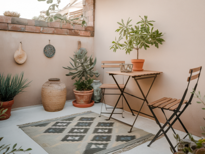 Aménager une petite terrasse en un espace cosy et fonctionnel