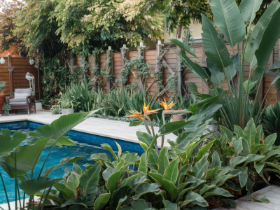 Créer une oasis de fraîcheur autour de votre piscine avec des plantes adaptées