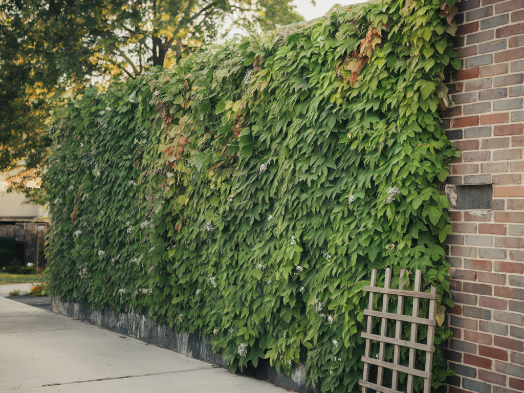 Utiliser les plantes grimpantes pour transformer un mur inesthétique en point d’attraction